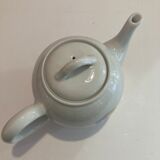 Round teapot Alpac pastel porcelain- years 80-retro-kitchen-vintage