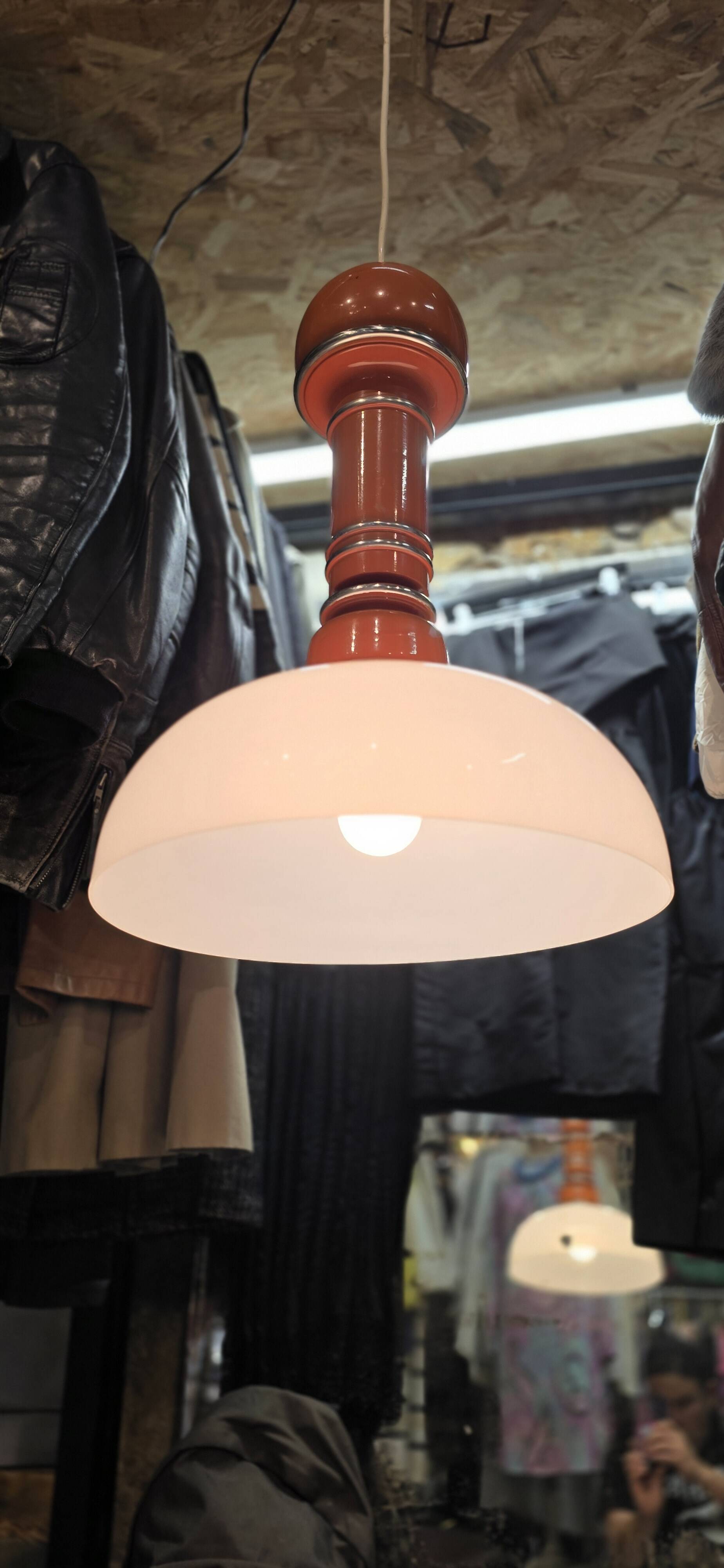 Vintage hanging chandelier 1970