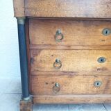 Empire period walnut commode