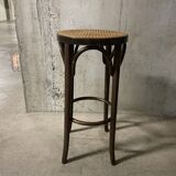 Cane bar stool