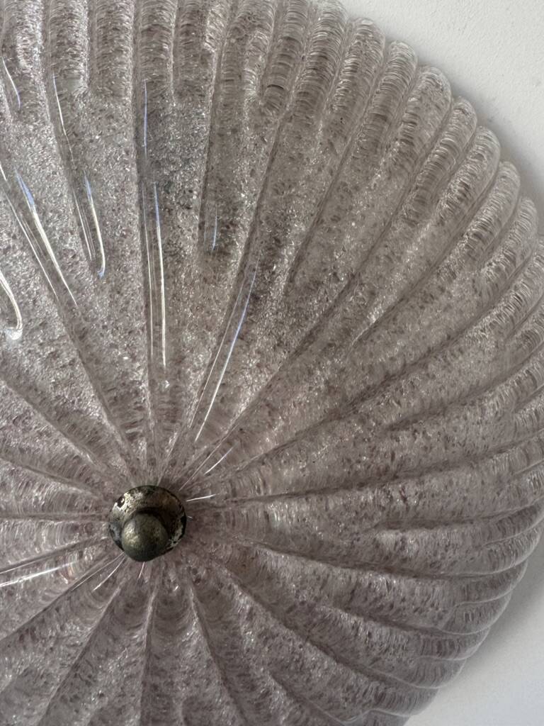 Vintage XL Murano glass wall light, Italy, 1970.