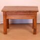Ancienne table de chevet en teck birman