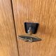 Vintage wardrobe veneer blond oak varnished