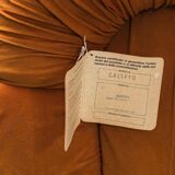 Pair of fabric armchairs Califfo Beka model 1970s vintage modernism