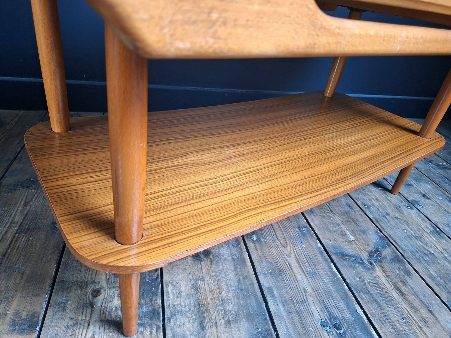 Vintage coffee table, antique living room furniture