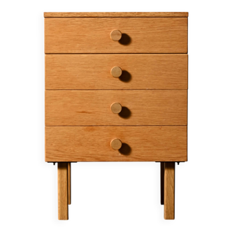 Commode, table de chevet en bois