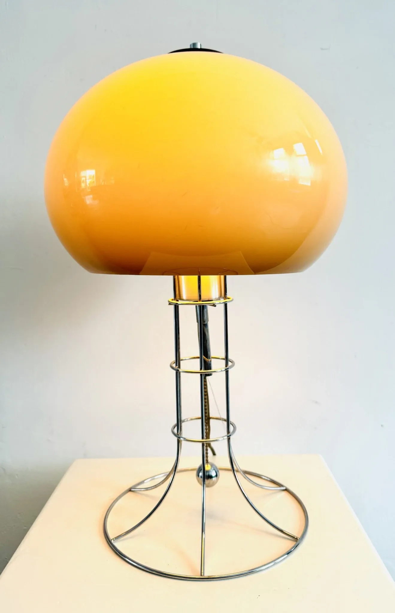 Lampe de table champignon par Herda Verlichting, Pays-Bas, années 1970.