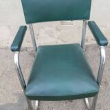 Office armchair year 50 skai green