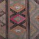 Vintage Turkish hallway rug 81x660 cm