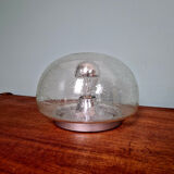 Ceiling light/wall sconce in blown bubble glass, Limburg, 1970