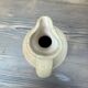 Unfired clay pitcher