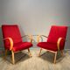 Pair des fauteuils de Jaroslav Smidek pour Ton, vintage 1960