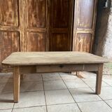 Table basse de ferme en chêne massif