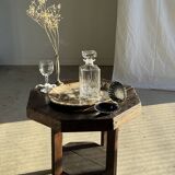 Carafe à whisky motifs pointes de diamant en cristal H23