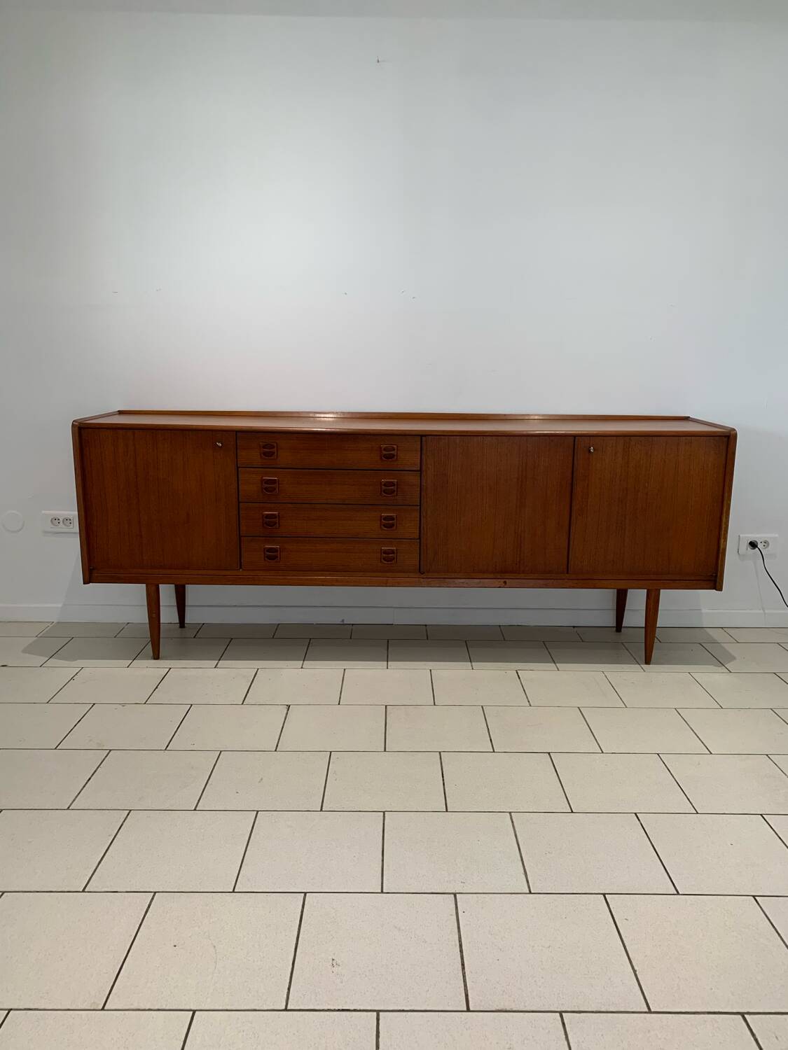 Vintage Scandinavian Sideboard Circa 1960
