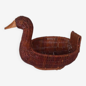 Basket basket empty pockets wicker duck