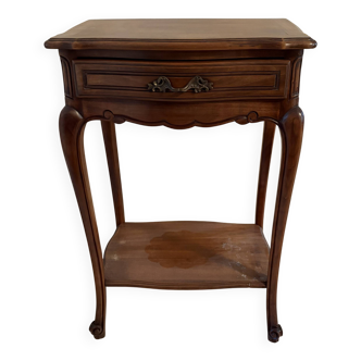 Small wooden side table