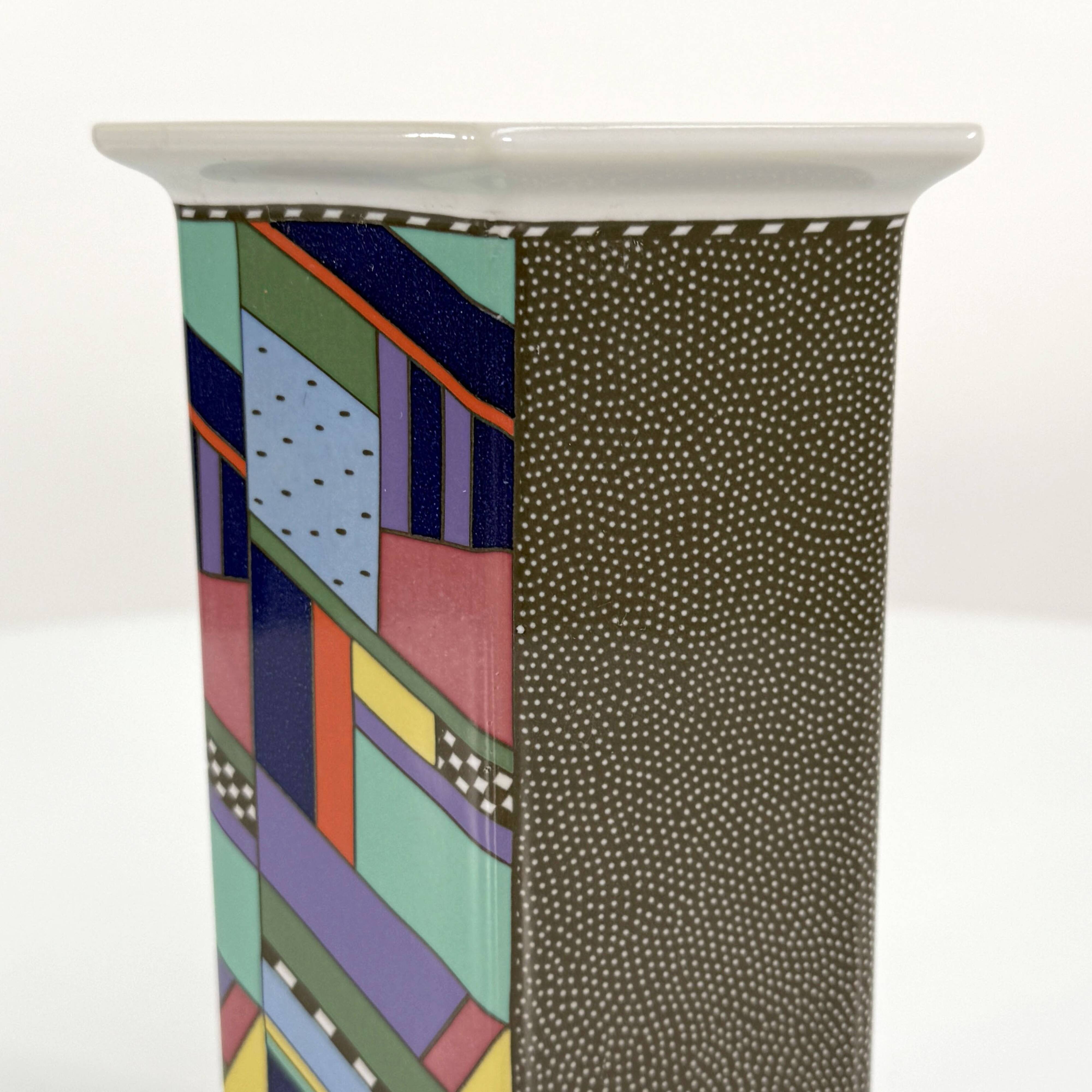 Scenario Metropol Vase by Barbara Brenner for Rosenthal, 1990