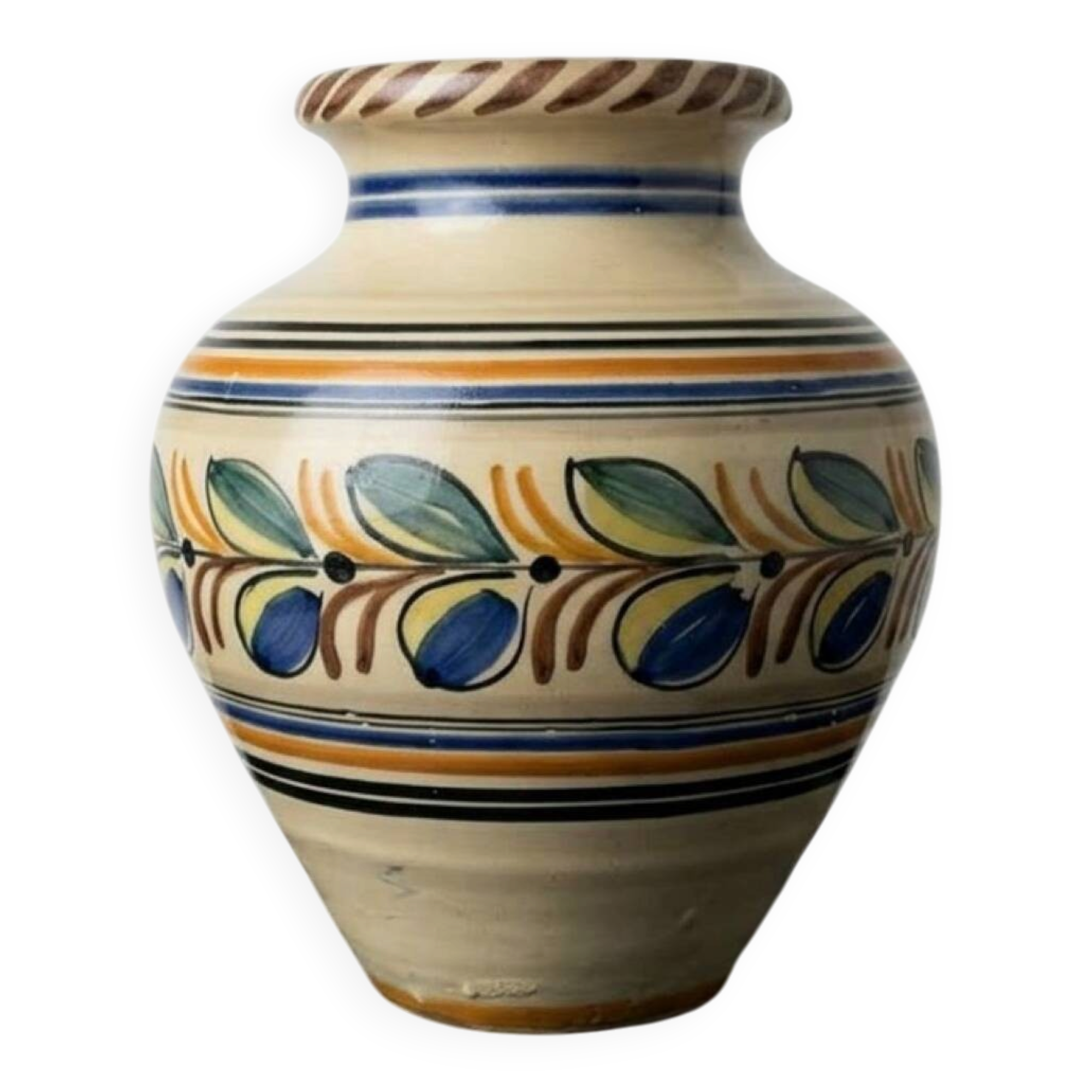 Glazed ceramic vase – Pablo Sanguino (Toledo, Spain), 1973
