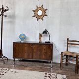 Enfilade Fristho portes coulissantes en chêne vintage