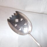 Cuillère à glaçons en métal argenté