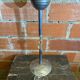 Cendrier Sur Pied Tulipe Métal Chromé + Boules Verre + Cendrier Vintag