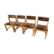 4 contemporary German chairs