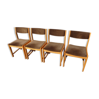 4 contemporary german chairs