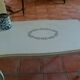 Table basse, pieds galbés