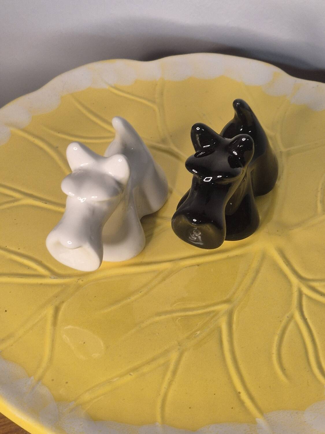 Salt and pepper shakers dog