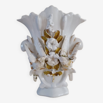 Vase de mariée à décor d'oiseaux