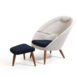 Early ODA Lounge Chair by Arnold Madsen 1950s / New Upholstered