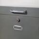 Industrial locker on wheels for hanging backrests