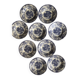 9 assiettes creuses Terre de fer