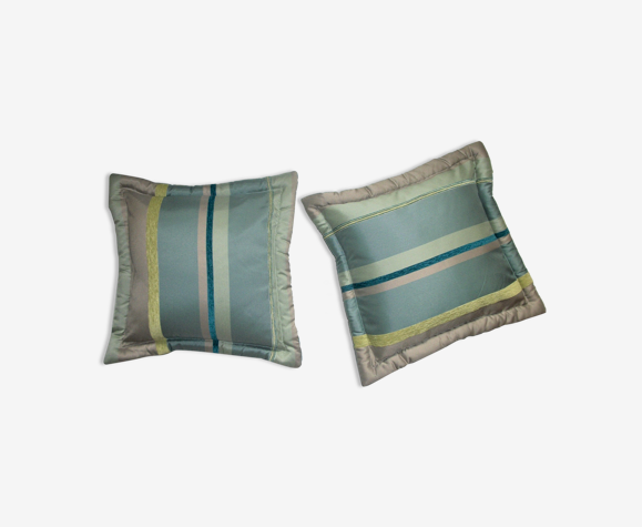 Paire de coussins bayadères 45 x 45 cm