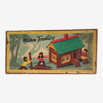 Forest house Wooden toy 50s