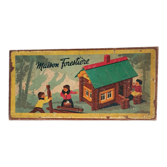 Forest house Wooden toy 50s