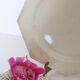 Creil and Montereau plates, 19th century, Perle model, ivory / set of 3