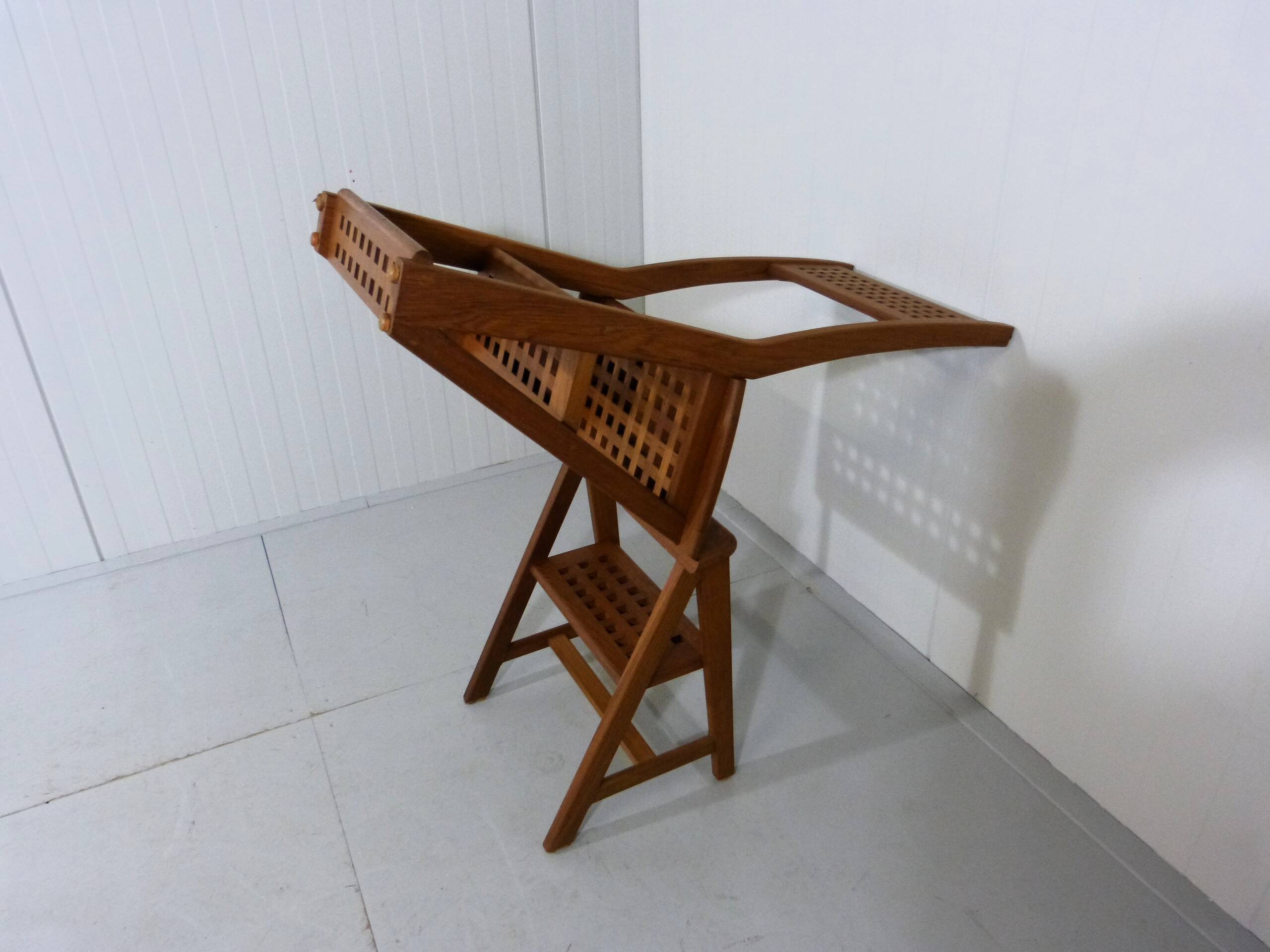 Teak library step chair, Denmark