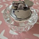 Vintage glass lighter/ashtray