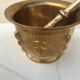 Mortar and its ancient bronze pestle