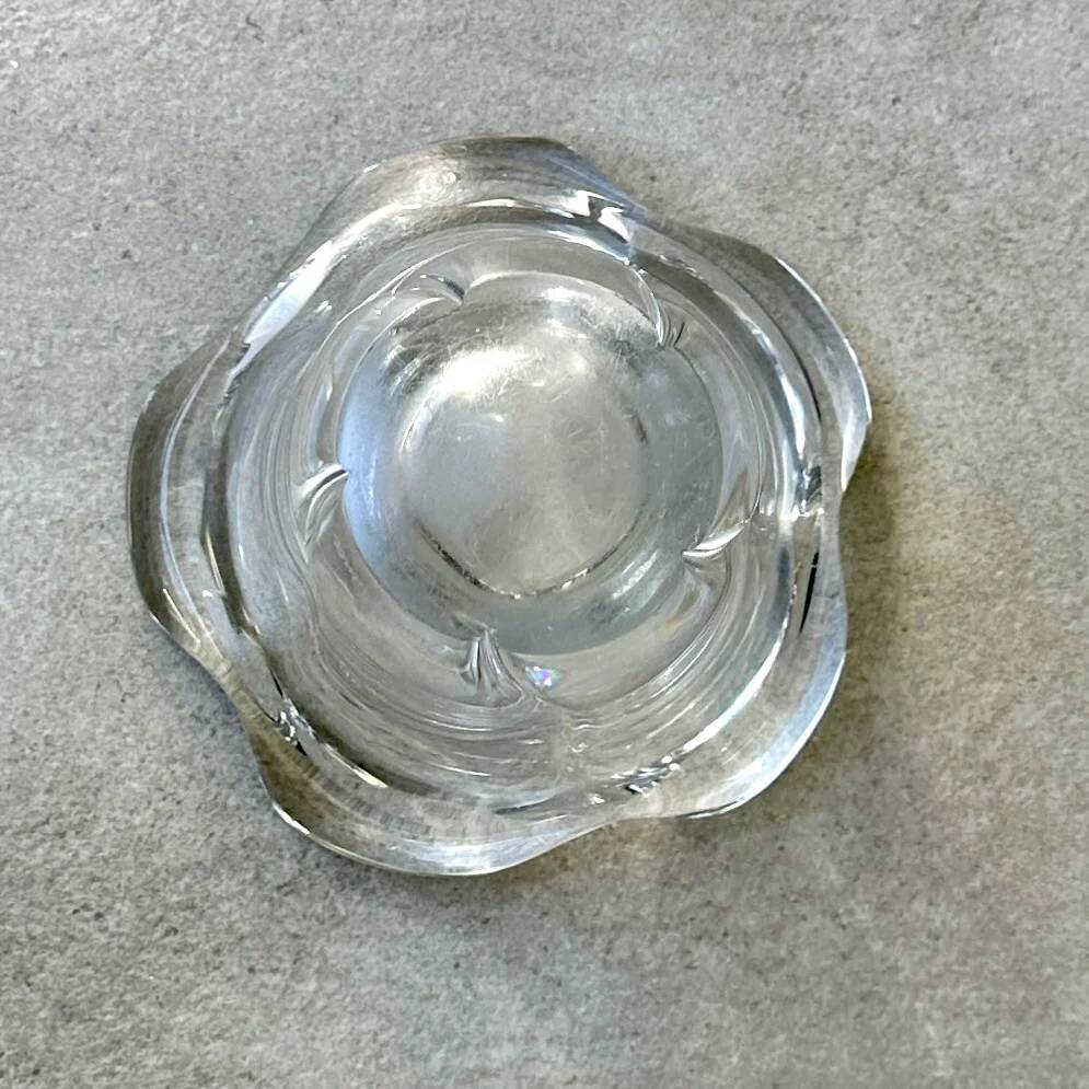 Daum france signed crystal vase – vintage piece