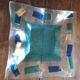 Plat en verre de Murano