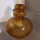 Vintage molded glass pendant light