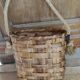 Basket or bag to put or hang leather, rope, brass and rattan