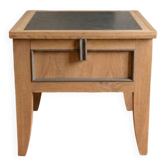 Oak solid wood side table trunk