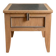 Table d'appoint, coffre en chêne massif