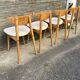 (Lot) 4 chaises Baumann Fontania (restaurées) 1960