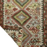Authentic Vintage Turkish Kilims & Handwoven Rugs – Unique Home Decor Pieces 155x 296 cm
