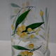 Set de 6 verres décor mimosas
